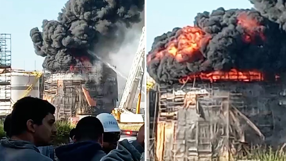 Funcionário morre em incêndio na indústria no Polo Petroquímico de Capuava; há mais seis feridos