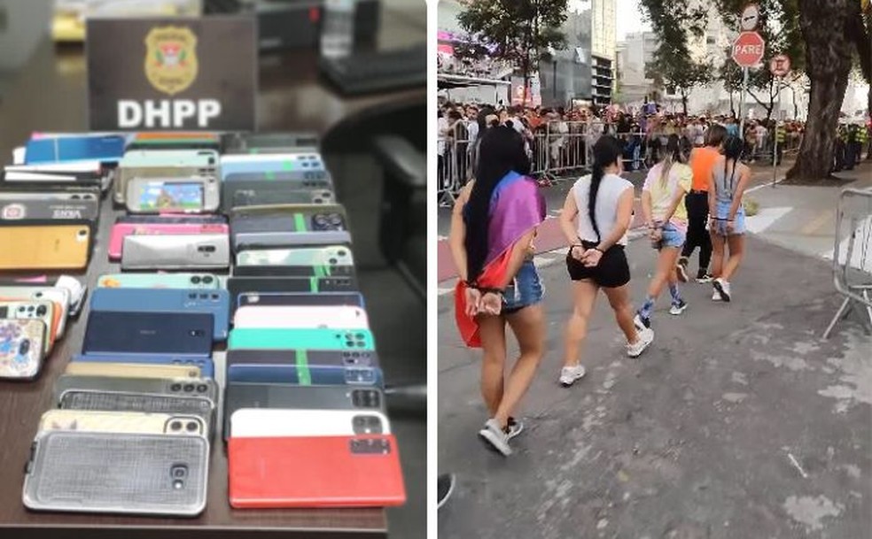 Grupo de 10 pessoas é preso por furtar 61 celulares durante a 27ª Parada do Orgulho LGBT+ em SP
