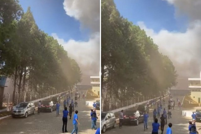 Imagens mostram correria e atendimento a vítimas na frente de empresa que explodiu em Cabreúva