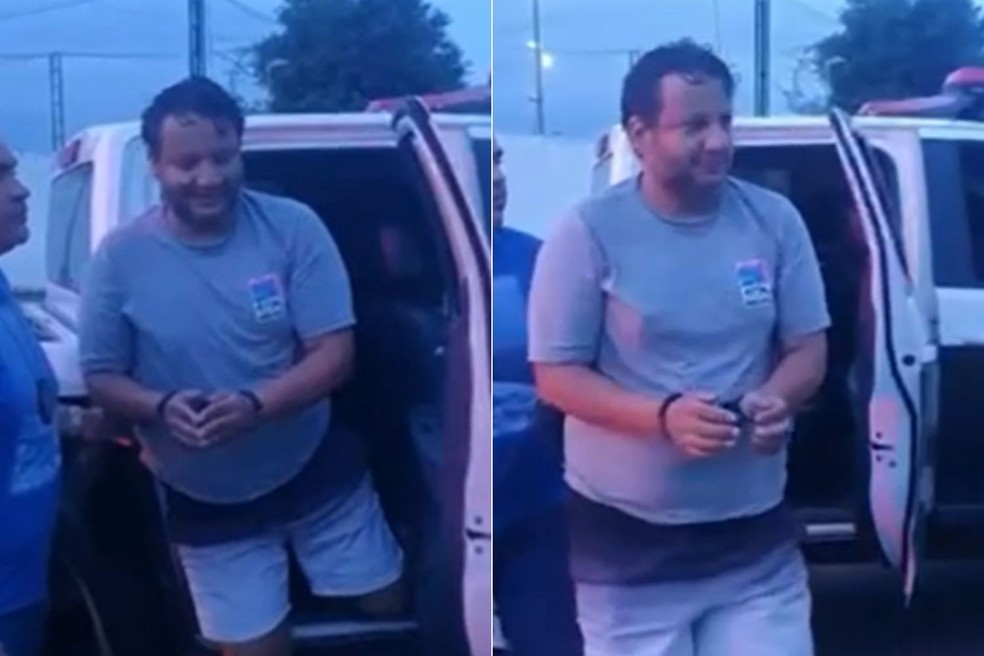 Pai suspeito de asfixiar filha é detido em Santos, SP, com sorriso no rosto