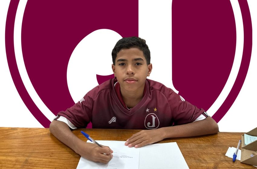 Arthur Sena é o novo reforço do sub-13 do Juventus da capital