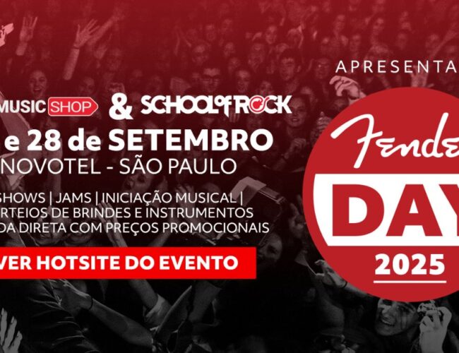 School of Rock e Pride Music Shop promovem Fender Day em São Paulo