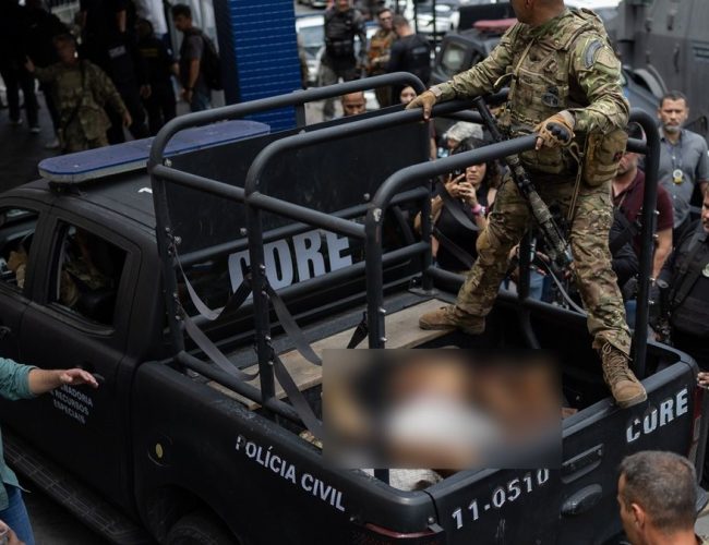 Megaoperação no Rio contra o Comando Vermelho deixa 60 mortos e 81 presos