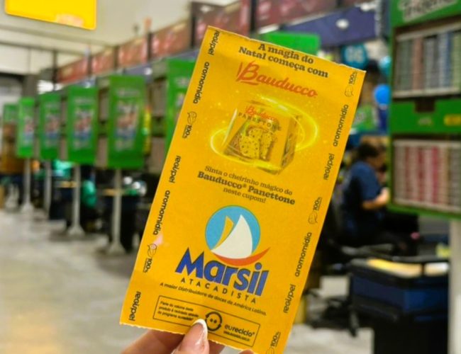 Marsil Atacadista lança ação sensorial inédita de Natal com Regispel e Bauducco