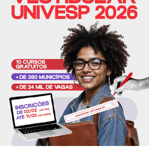 Univesp lança vestibular de 2026 com 24 mil vagas e curso inovador em Inteligência Artificial