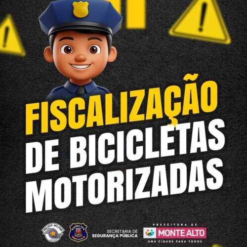 Monte Alto intensifica controle de ciclomotores nas vias públicas