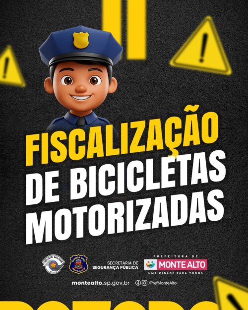 Monte Alto intensifica controle de ciclomotores nas vias públicas