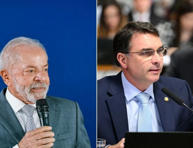 Pesquisa Atlas/Bloomberg aponta empate técnico entre Lula e Flávio Bolsonaro em cenário de 2º turno