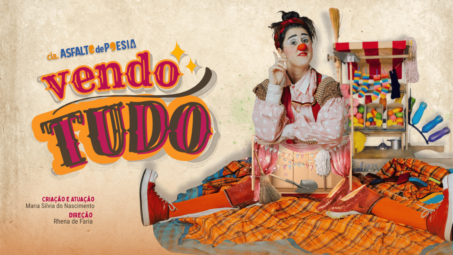 “Vendo Tudo” celebra 18 anos da Cia. Asfalto de Poesia com circulação gratuita por São Paulo