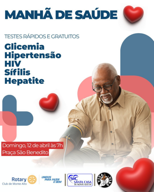 Cuidando da Saúde: Monte Alto ganha dia de exames gratuitos e prevenção