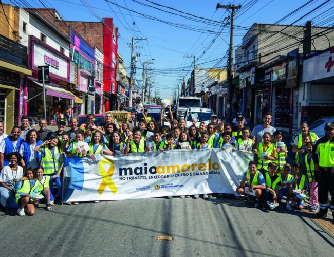 Itaquaquecetuba dá início ao Maio Amarelo com ênfase na conscientização sobre trânsito