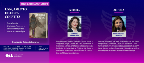 Advogadas de Monte Alto apresentam antologia no I Simpósio de Direito, Tecnologia e Sociedade da USP e OAB-SP.