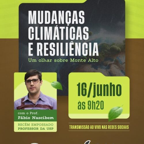 Câmara Municipal promove aula aberta sobre desafios das mudanças climáticas
