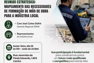 Indústria local é chamada pela Prefeitura e ACIMA para ajudar na identificação das necessidades de qualificação profissional