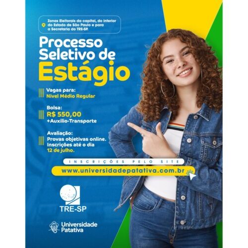 TRE-SP lança oportunidade de estágio para alunos do ensino médio