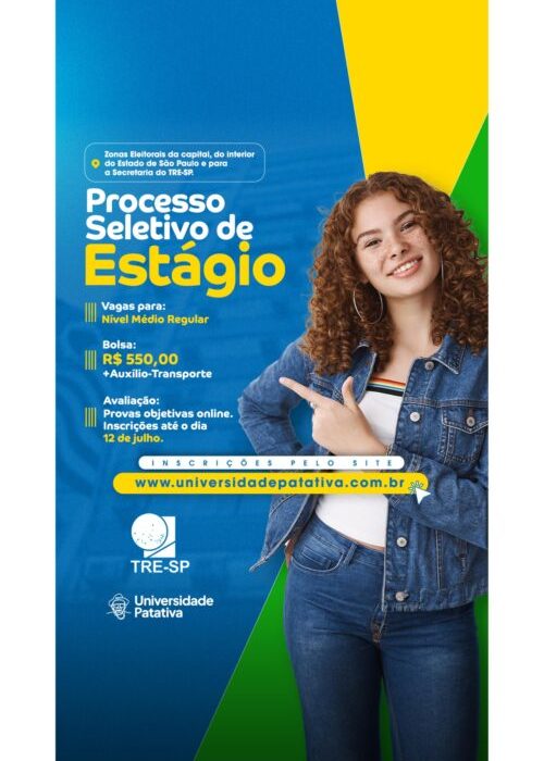 TRE-SP lança oportunidade de estágio para alunos do ensino médio