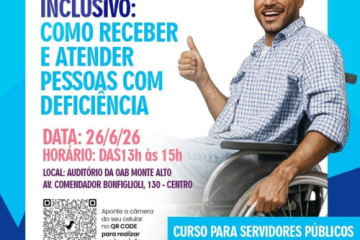 Curso de atendimento inclusivo para servidores públicos é oferecido pela Prefeitura em parceria com o Sebrae