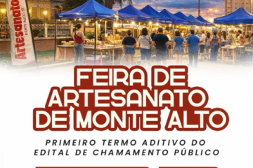 Monte Alto dá início ao processo de inscrições para seleção de novos expositores na Feira de Artesanato