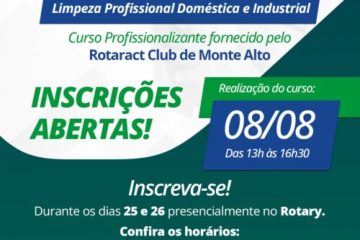 Monte Alto dá início às inscrições para a nova edição do MultiplicadoreX do Rotaract