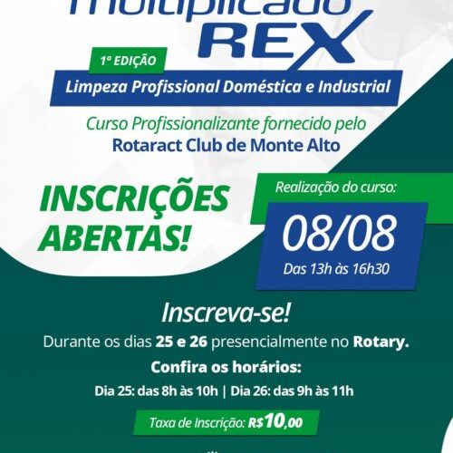 Monte Alto dá início às inscrições para a nova edição do MultiplicadoreX do Rotaract