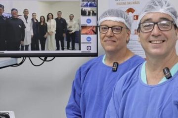 Cirurgia robótica à distância: médico de Monte Alto marca presença em inovação do Hospital de Amor