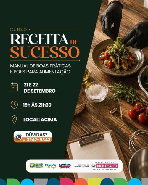 Monte Alto realiza capacitação em boas práticas para o setor de alimentos
