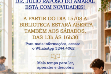 Biblioteca Municipal de Monte Alto agora funcionará aos sábados a partir de 15 de agosto