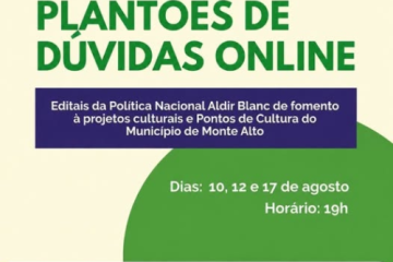 Cadastro prévio agora é necessário para participar dos plantões de dúvidas da PNAB em Monte Alto