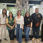 Pesquisadores de fora do país realizam visita técnica ao Museu de Paleontologia de Monte Alto